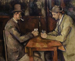Kortspillerne, 1893-96 af Paul Cézanne